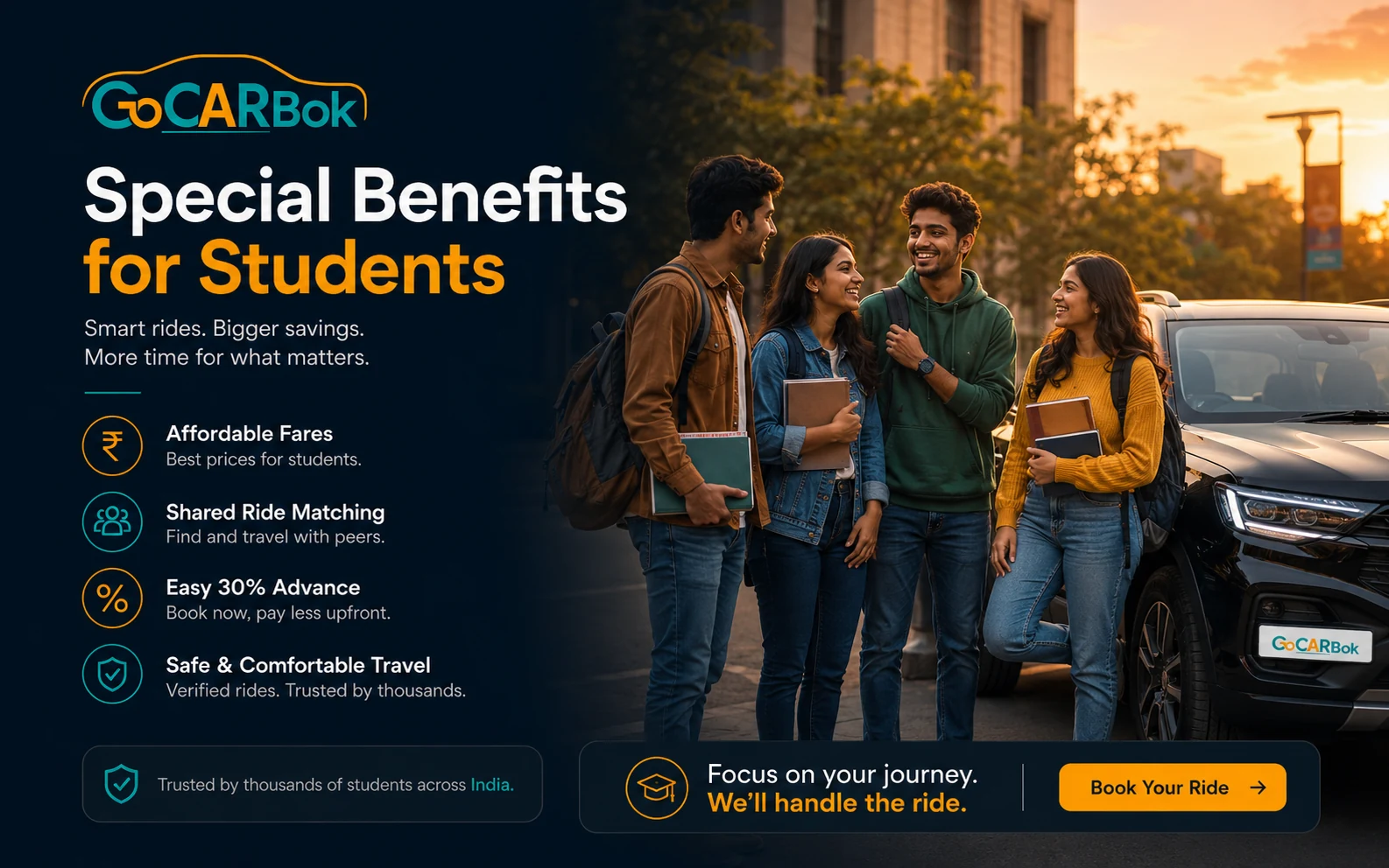 Student verification badge and 6 percent extra discount